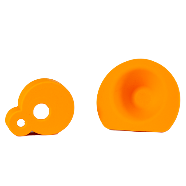 orange marble holder