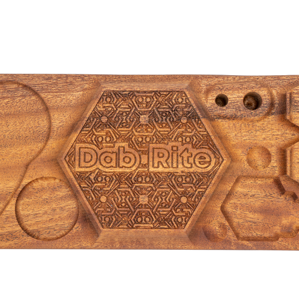 Dark african mahogany tray